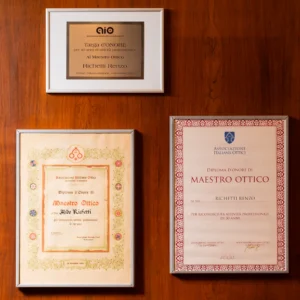 Diplomi di maestro ottico